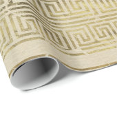 Grieks Meander Patroon - Grieks Kernornament Cadeaupapier (Rol Hoek)