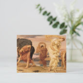 Grieks meisje haalt keibellen op door Lord Leighto Briefkaart (Staand voorkant)