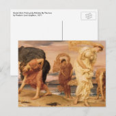 Grieks meisje haalt keibellen op door Lord Leighto Briefkaart (Voorkant / Achterkant)