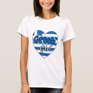 Grieks meisje t-shirt