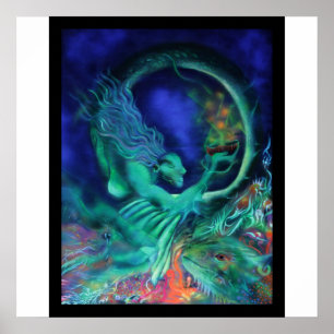 Grieks Mevrouw Poster