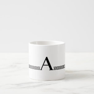 Grieks monogram espresso kop
