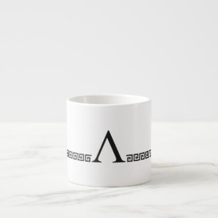 Grieks monogram espresso kop