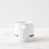 Grieks monogram espresso kop (Achterkant)