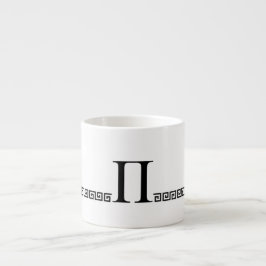 Grieks monogram espresso kop