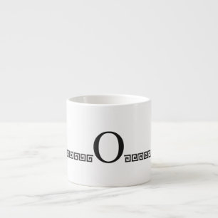 Grieks monogram espresso kop
