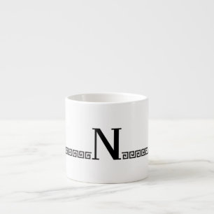 Grieks monogram espresso kop
