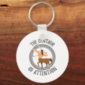 Grieks Mythology Gift Centaur Aandacht Gift Sleutelhanger (Voorkant)