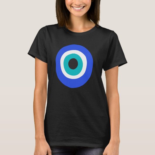 Grieks Nazar Evil Eye Curse Protection Vaskania Ev T-shirt (Voorkant)