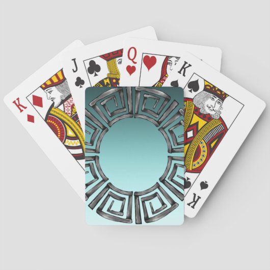 Grieks ontwerp speelkaarten (Achterkant)
