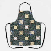 Grieks Oogblad Mandala Apron Schort (Voorkant)