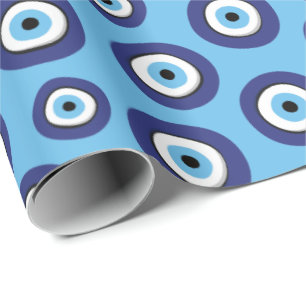 Grieks Oogpatroon Cadeaupapier