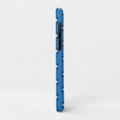 Grieks Oraal Oraal Patroon Blauw Wit Case-Mate iPhone Case (Achterkant/links)