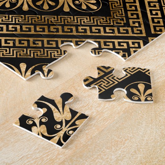 Grieks ornament en Meander Key Legpuzzel (Zijkant)