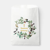 Grieks Orthodoxe dyngans sms'en Olijfbijkantoren Bedankzakje (Voorkant)