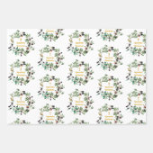 Grieks Orthodoxe dyngans sms'en Olijfbijkantoren Inpakpapier Vel (Voorkant 3)