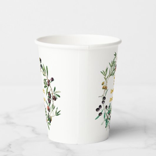 Grieks Orthodoxe dyngans sms'en Olijfbijkantoren Papieren Bekers (Rechts)