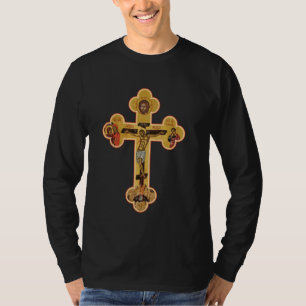 Grieks-orthodoxe Jezus Christus kruispictogram T-shirt