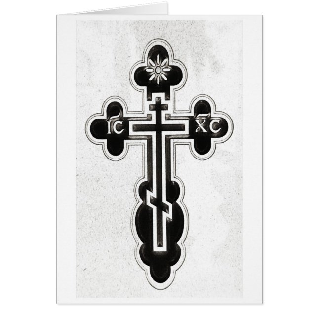 Grieks-orthodoxe kruis (Voorkant)