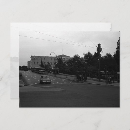  Grieks oud paleis Delphi Briefkaart (Voorkant / Achterkant)