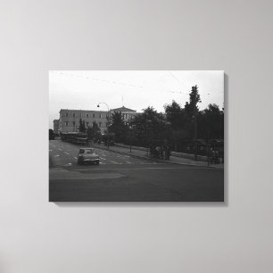  Grieks oud paleis Delphi Canvas Afdruk