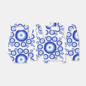 Grieks Oye Good Luck Symbol Patroon Bedankdoosjes (Uitgevouwen)