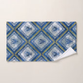 Grieks patroon met Abalone Meander Key en parel Bad Handdoek (Handdoek)