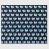 Grieks patroon van de vlag cadeaupapier (Vlak)