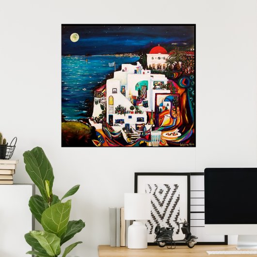 Grieks Poster van Dream (Thuiskantoor)