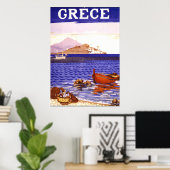 Grieks Poster voor reizen (Thuiskantoor)