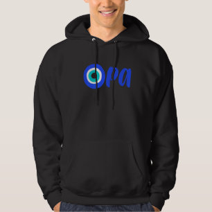 Grieks Pride OPA Evil Eye Hellas Griekenland Evil Hoodie