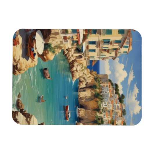 Grieks reizen - eiland Corfu Magneet (Horizontaal)