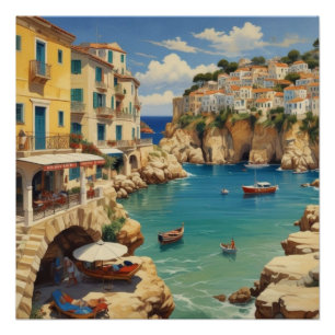  Grieks reizen - eiland Corfu Perfect Poster