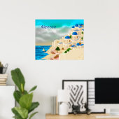 Grieks reizen poster (Thuiskantoor)