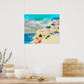 Grieks reizen poster (Keuken)