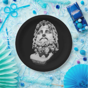 Grieks-Romeins Borstbeeld Papieren Bordje