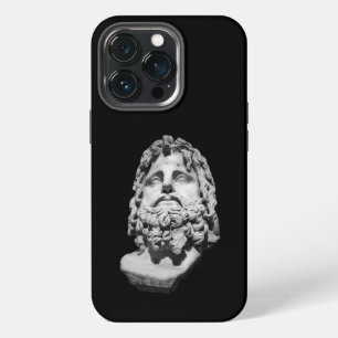 Grieks-Romeins marmeren buste klassiek zwart en wi iPhone 13 Pro Hoesje