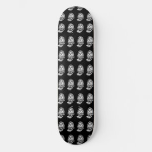 Grieks-Romeins marmeren buste klassiek zwart en wi Skateboard