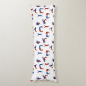 Grieks Romeins worstelpatroon Lichaamskussen (Voorkant Verticaal)