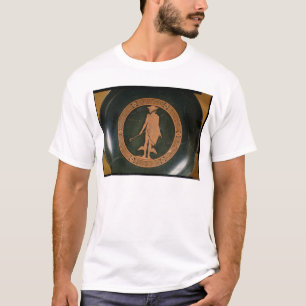Grieks rood-figuur beker, met afbeelding van de go t-shirt