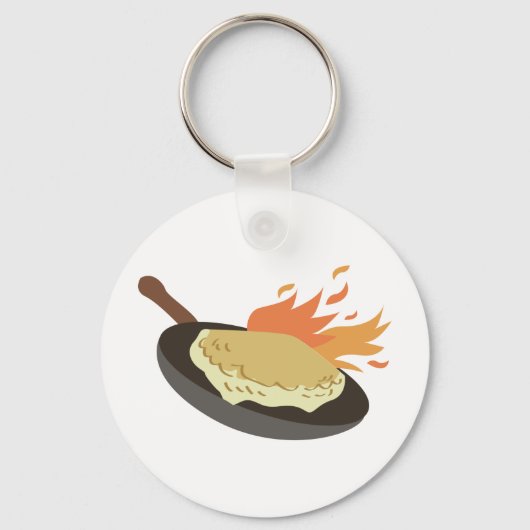 Grieks Saganaki Sleutelhanger (Voorkant)