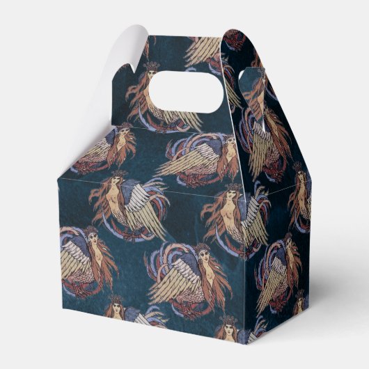 Grieks Siren Odyssey-patroon Bedankdoosjes (Achterkant)