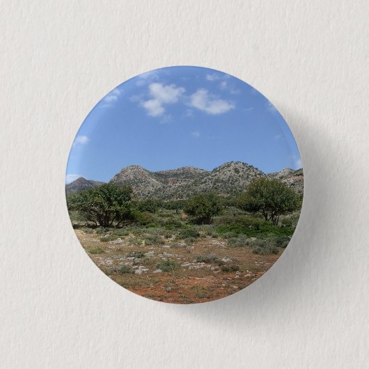 Grieks Uitzicht Button/badge Ronde Button 3,2 Cm (Voorkant)