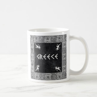 Grieks vierkant patroon koffiemok