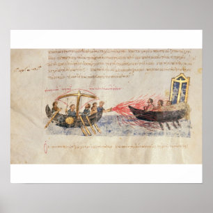 Grieks vuur (vellum) poster