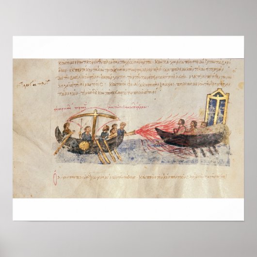 Grieks vuur (vellum) poster (Voorkant)