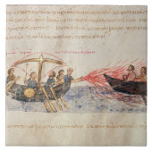 Grieks vuur (vellum) tegeltje (Voorkant)