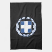 Grieks wapen theedoek (Verticaal)