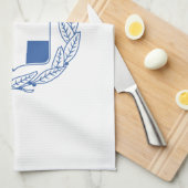 Grieks wapen theedoek (Quarter Fold)