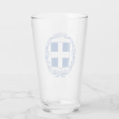 Grieks wapenschild glas (Achterkant)